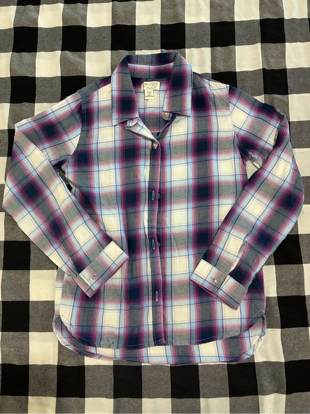 The Childrens Place soft plaid
